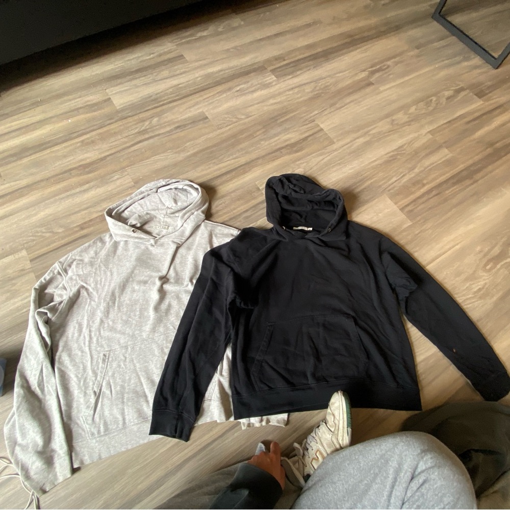 MNML LA Lightweight Everyday Hoodie Grey and Black Bundle Size M